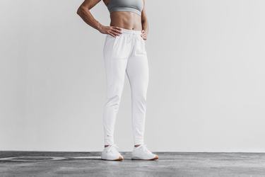 Nobull Women's Joggers White | Australia (UE4257)